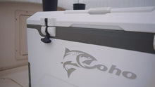 Load and play video in Gallery viewer, COHO 165 QUART JUMBO COOLER WITH POLYURETHANE INSULATION
