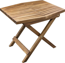 Load image into Gallery viewer, Melino Folding Side Table for Home Entertaining in the Patio, Backyard, and Deck
